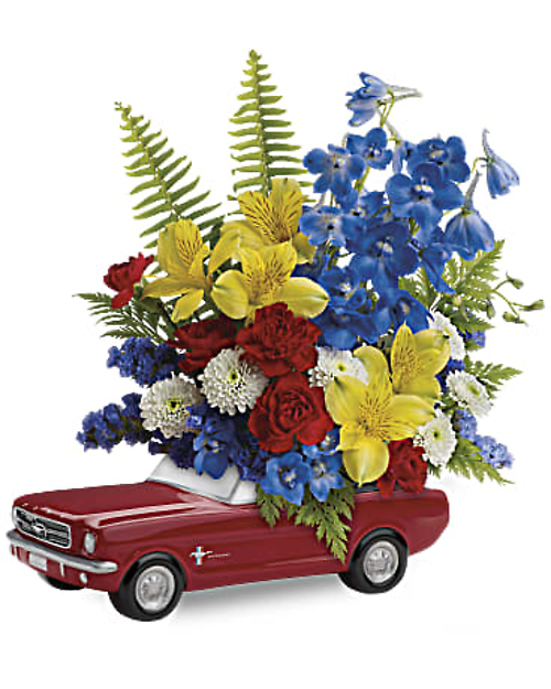 TELEFLORA\'S \'65 FORD MUSTANG BOUQUET